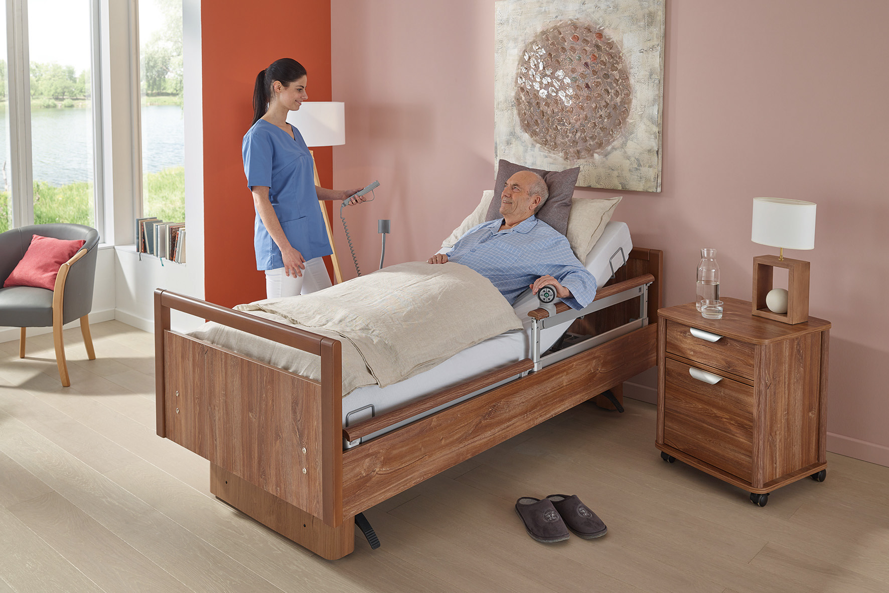 Time savings in nursing homes